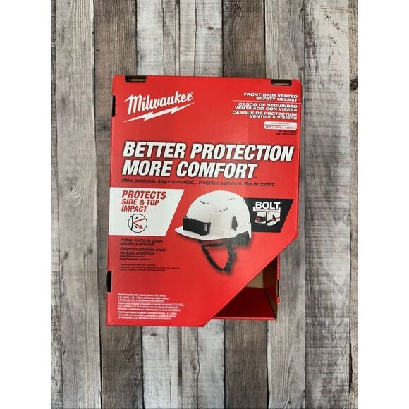 MILWAUKEE 48731326 FRONT BRIM VENTED SAFETY HELMET GREEN - Picture 3 of 9